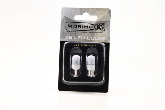 T10/194: Morimoto Hybrid LED bulbs (Pair) <br> Fits sizes: 194,T10,147,152,158,159,161,168,184 & more