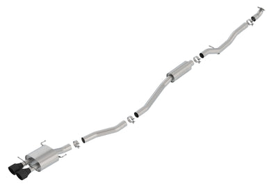 S-Type Cat-Back Exhaust System <br> 17-20 Honda Civic Si 1.5L L4 Coupe 2-Door