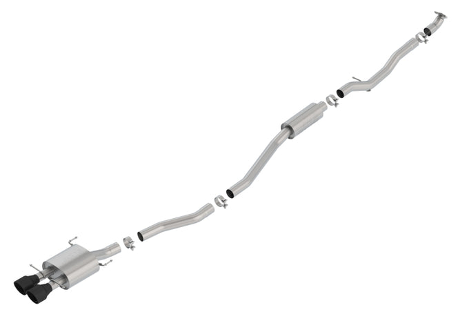 S-Type Cat-Back Exhaust System <br> 17-20 Honda Civic Si 1.5L L4 Coupe 2-Door