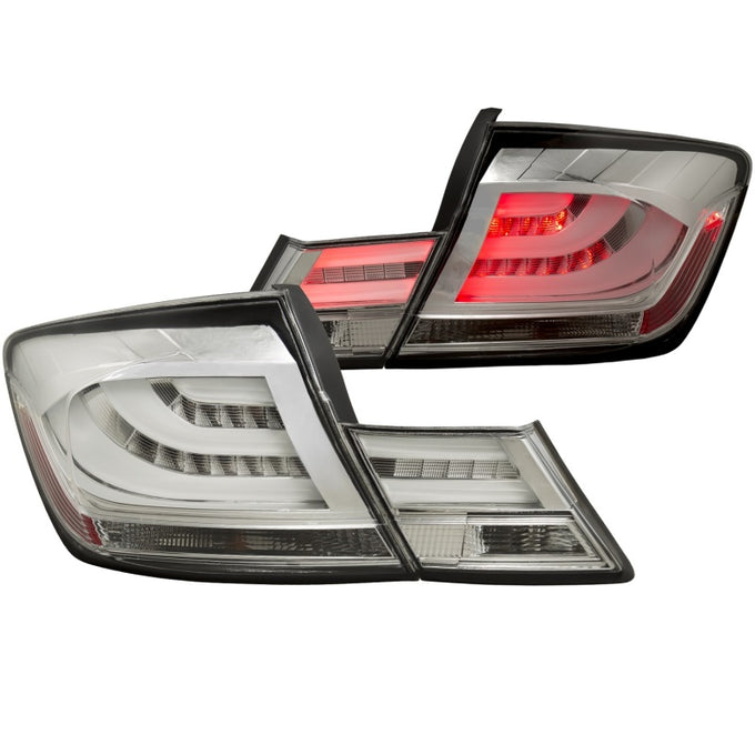 Chrome LED Taillights <br> 13-15 Honda Civic