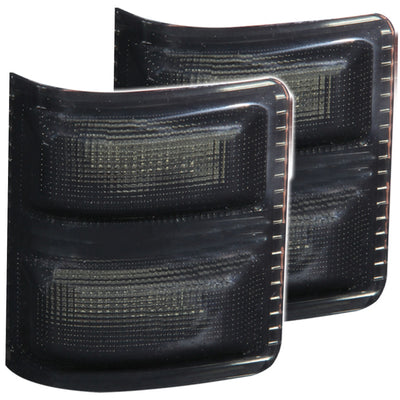 Smoke LED Mirror Lights w/Amber LED<br> 08-15 Ford F-250, F-350, F-450 Super Duty