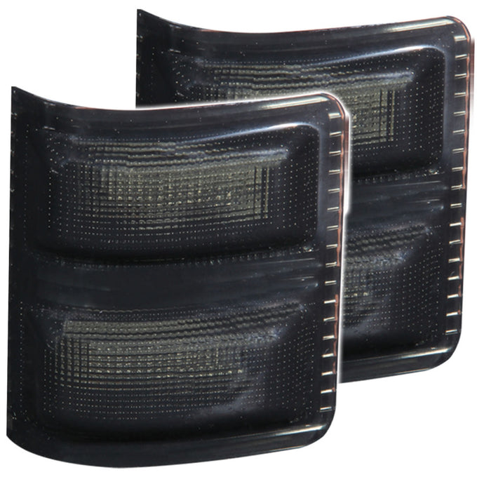 Smoke LED Mirror Lights w/Amber LED<br> 08-15 Ford F-250, F-350, F-450 Super Duty