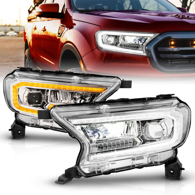 Full LED Sequential Projector Headlights <br> 19-23 Ford Ranger