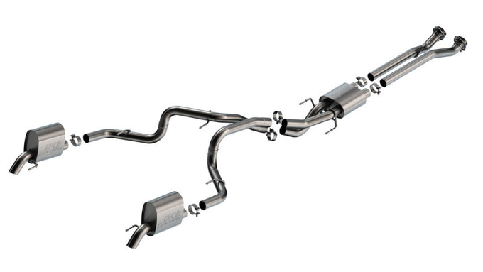 S-Type Cat-Back Exhaust System <br> 23-24 Jeep Grand Wagoneer 3L L6