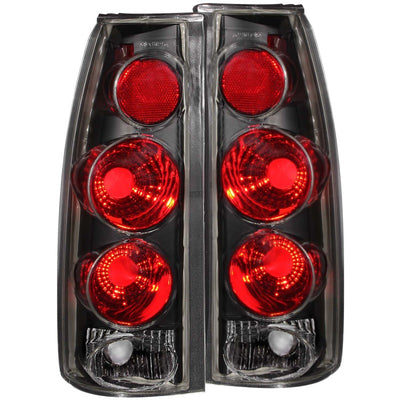 Black 3D Style Taillights <br> 99-00 Cadillac Escalade