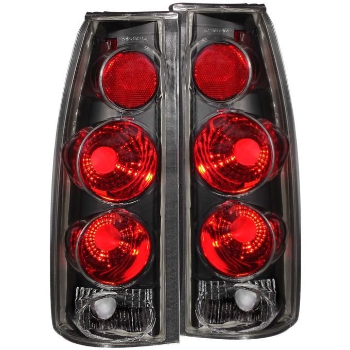 Black 3D Style Taillights <br> 99-00 Cadillac Escalade