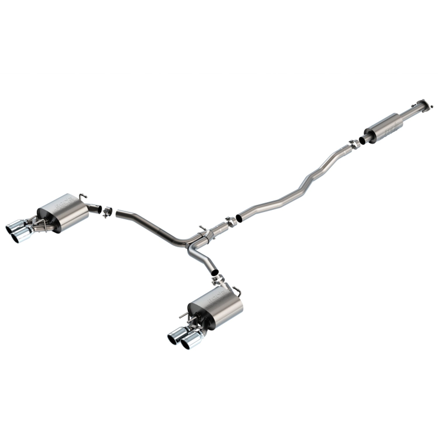 S-Type Cat-Back Exhaust System <br> 18-24 Toyota Camry XSE 3.5L V6 FWD