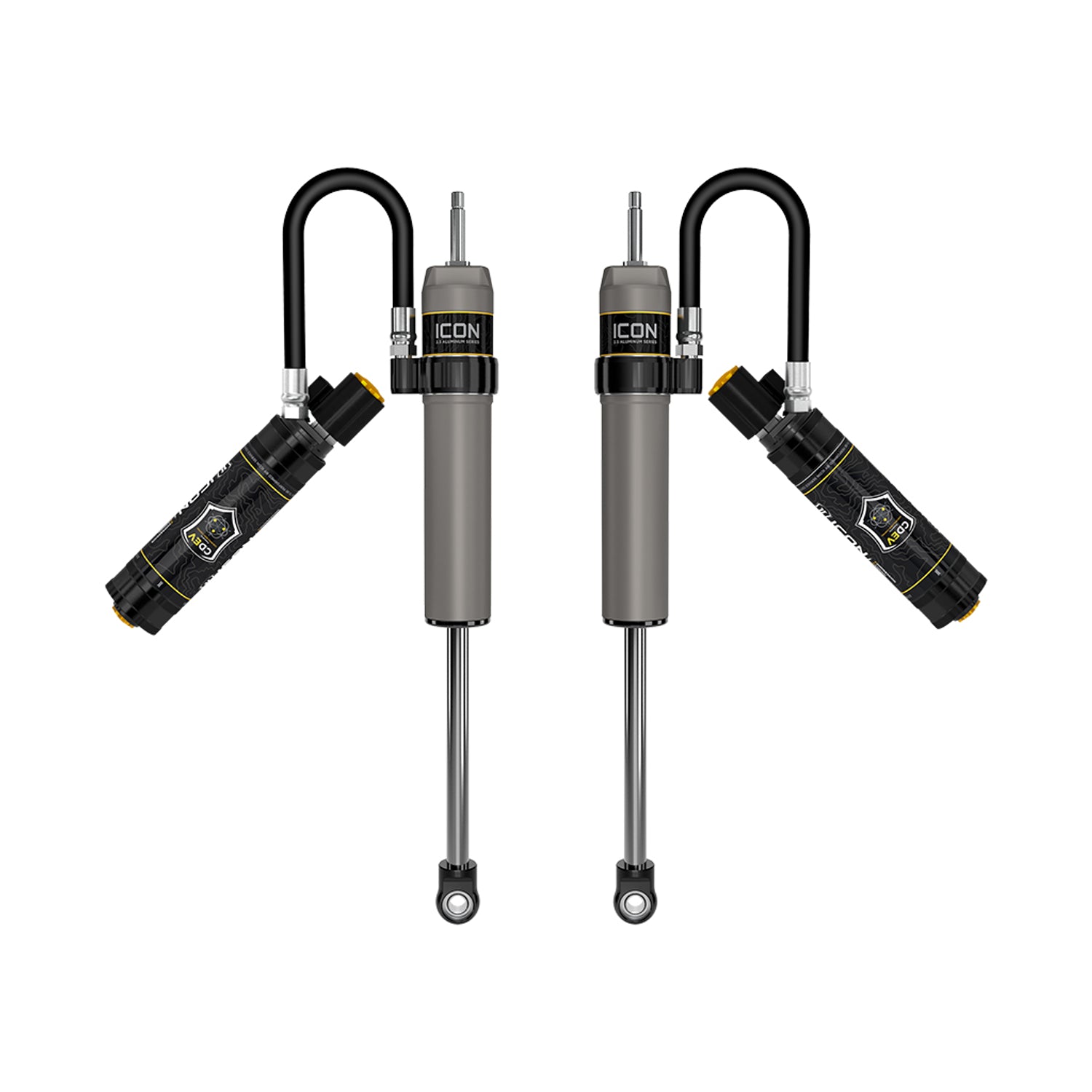 Pair 0-2.5in Front 2.5 Series Shocks VS RR CDEV <br> 2017-2025 Ford F-250 F-350 Super Duty