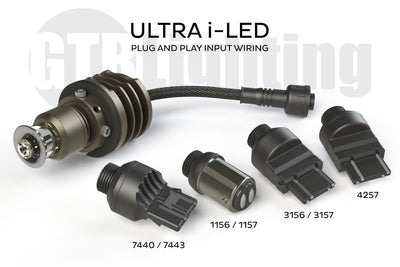 Amber i-LED Ultra LED Bulbs <br> Morimoto XV-F Elite LED Bulbs, Set