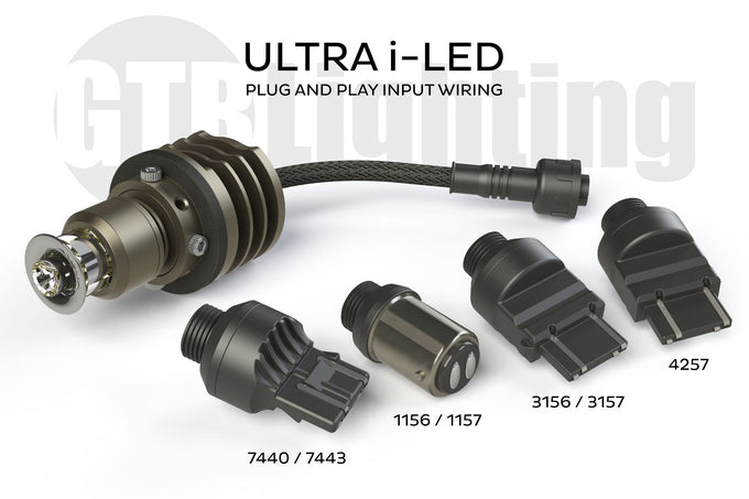 Red i-LED Ultra LED Bulbs <br> Morimoto XV-F Elite LED Bulbs, Set