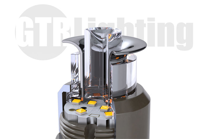 Amber i-LED Ultra LED Bulbs <br> Morimoto XV-F Elite LED Bulbs, Set