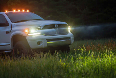 XB Hybrid LED Headlights (Pair/ASM) <br>06-08 Dodge Ram