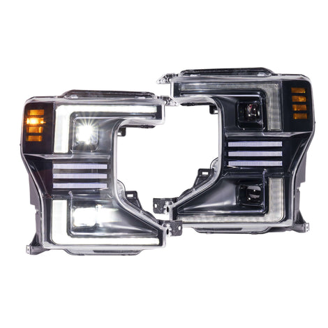 XB Hybrid LED Headlights (Pair/ASM) <br>20-22 Ford Super Duty