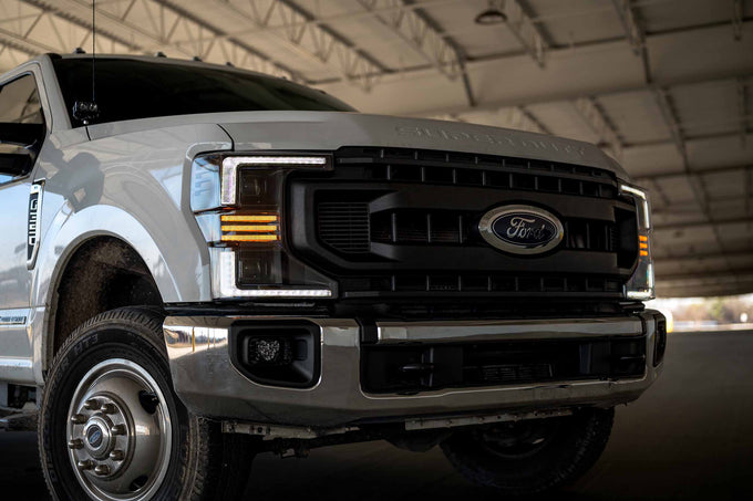 XB Hybrid LED Headlights (Pair/ASM) <br>20-22 Ford Super Duty