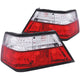 Red/Clear Taillights <br> 86-95 Mercedes Benz E Class W124