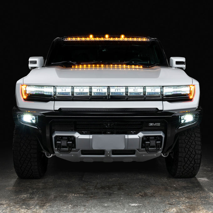 Roof Mount Curved Light Bar w/ Brackets <br> 22-24 Hummer EV Pickup/SUV