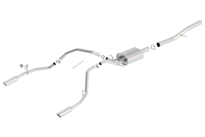 Touring Cat-Back Exhaust System <br> 14-18 Chevrolet Silverado GMC Sierra 1500