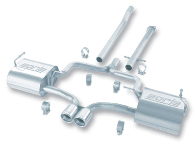 Touring Cat-Back Exhaust System <br> 04-08,14-15 Mini Cooper S 1.6L L4