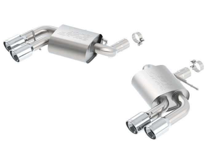 S-Type Axle-Back Exhaust System <br> 16-23 Chevy Camaro SS 6.2L V8
