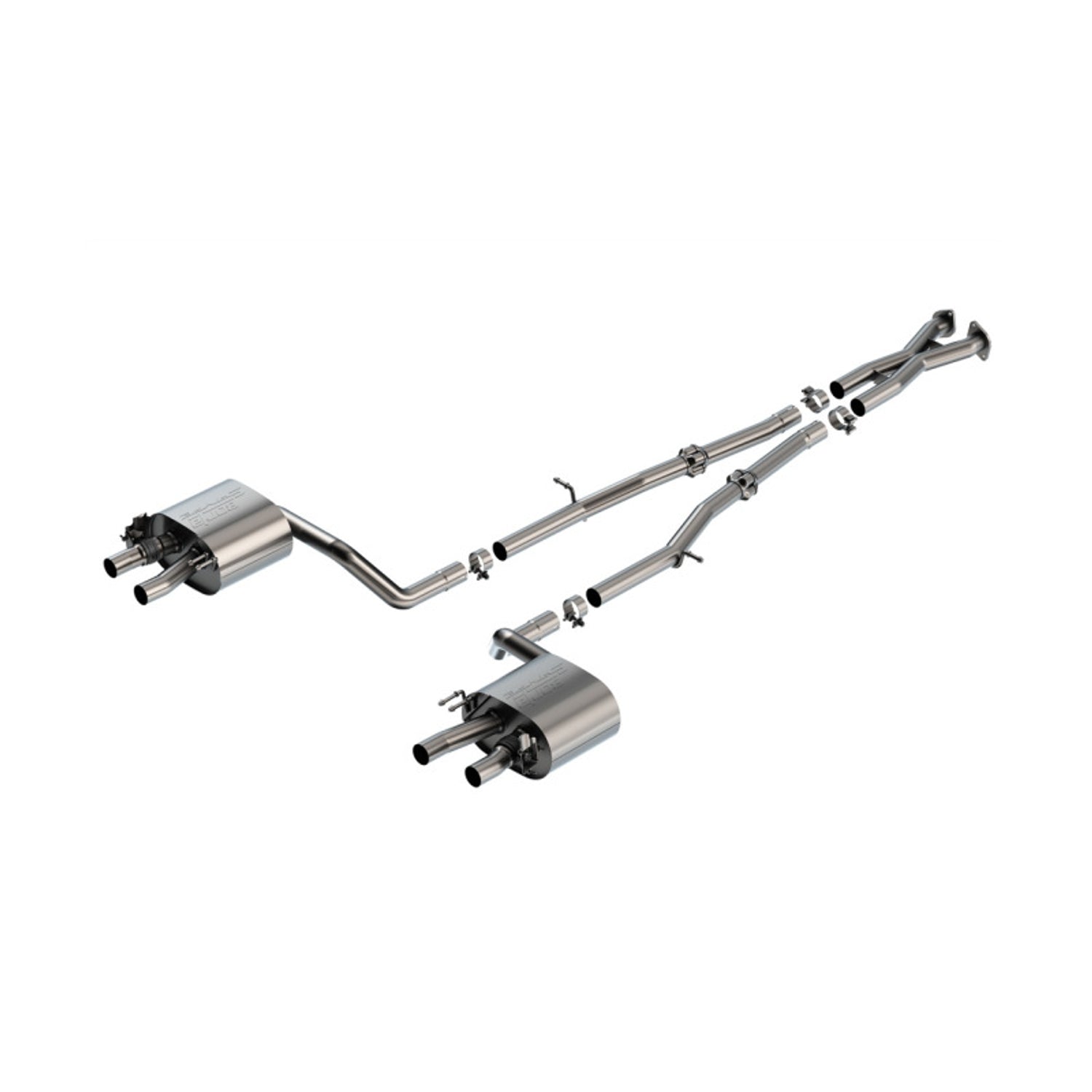 S-Type Cat-Back Exhaust System <br> 22-23 Kia Stinger 3.3L V6