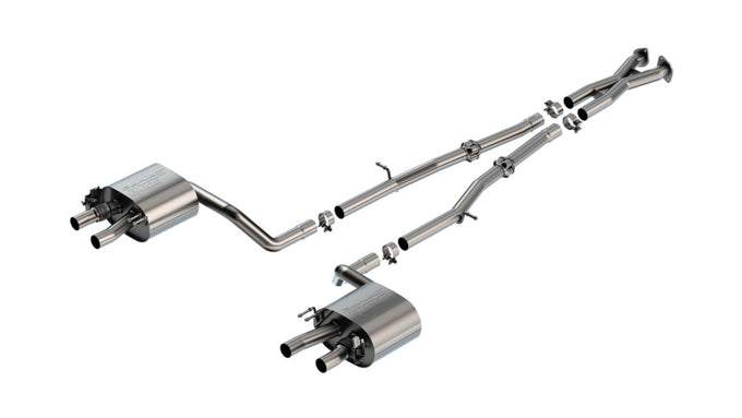 S-Type Cat-Back Exhaust System <br> 22-23 Kia Stinger 3.3L V6