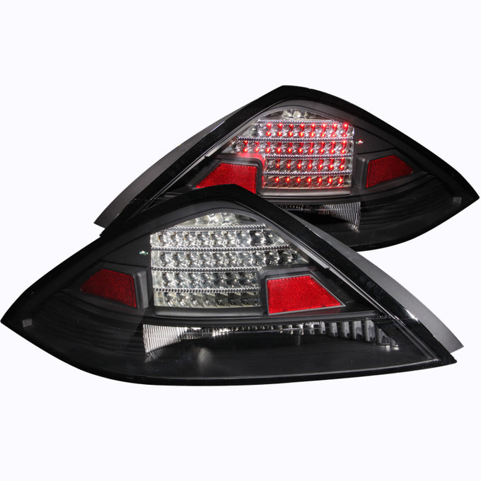 Black LED Taillights <br> 03-05 Honda Accord