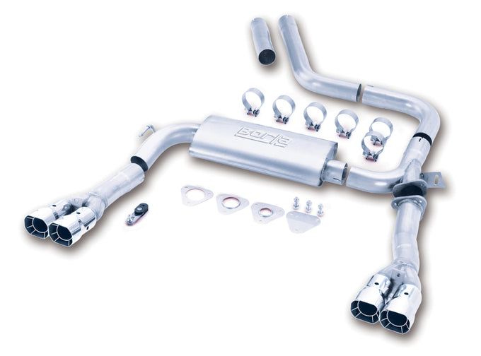 S-Type Cat-Back Exhaust System <br> 98-02 Chevy Camaro/ Pontiac Firebird 5.7L V8