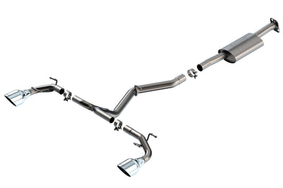 S-Type Cat-Back Exhaust System <br> 22-24 Subaru BRZ Toyota GR86 2.4L H4