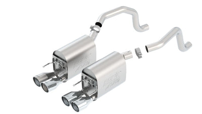 ATAK Axle-Back Exhaust System <br> 09-13 Chevy Corvette Base 6.2L V8