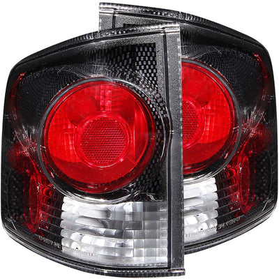 Carbon 3D Style Taillights <br> 95-05 Chevy S-10, GMC Sonoma