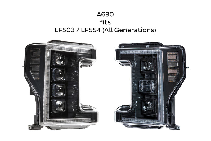 Smoked Sidemarkers: LF502/LF550 (All Gens) (Set) <br>Universal