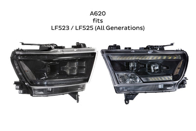 LF501/LF551 (All Gens) Smoked Sidemarkers (Set) <br> 18-24 Ford F-150