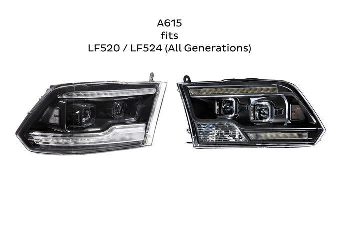 Smoked Sidemarkers: LF502/LF550 (All Gens) (Set) <br>Universal