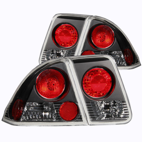 Black Taillights <br> 01-04 Honda Civic
