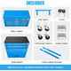 2-in-1 Combination Roller Cabinet <br> w/ Removable Upper Tool Box (Blue)