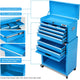 2-in-1 Combination Roller Cabinet <br> w/ Removable Upper Tool Box (Blue)