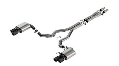 ATAK Cat-Back Exhaust System <br> 2024 Ford Mustang GT With Active Exhaust