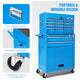 2-in-1 Combination Roller Cabinet <br> w/ Removable Upper Tool Box (Blue)