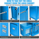 2-in-1 Combination Roller Cabinet <br> w/ Removable Upper Tool Box (Blue)