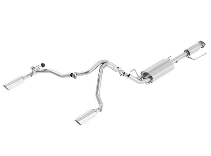 Touring Cat-Back Exhaust System <br> 07-10 Toyota FJ Cruiser 4L V6