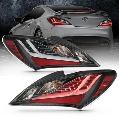 Smoke LED Taillights <br> 10-13 Hyundai Genesis 2DR