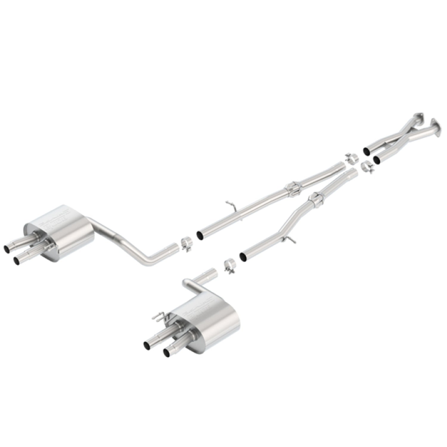 S-Type Cat-Back Exhaust System <br> 18-21 Kia Stinger 3.3L V6