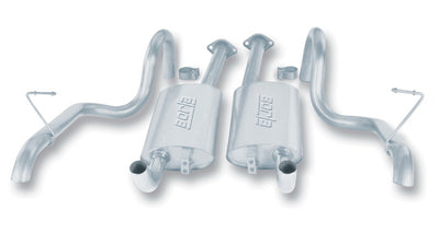S-Type Cat-Back Exhaust System <br> 87-93 Ford Mustang 5L V8