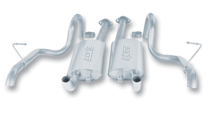 S-Type Cat-Back Exhaust System <br> 87-93 Ford Mustang 5L V8