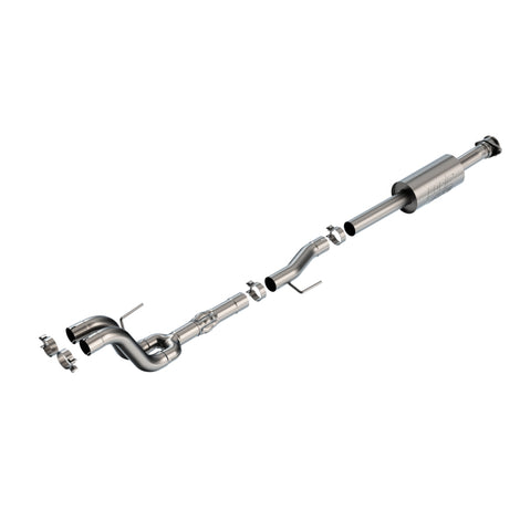 Mid-Pipes With ATAK Mufflers Connection Pipes <br> 21-24 Ford F-150 Tremor/ Black Appearance