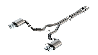 S-Type Cat-Back Exhaust System <br> 2024 Ford Mustang GT Coupe Without Active Exhaust