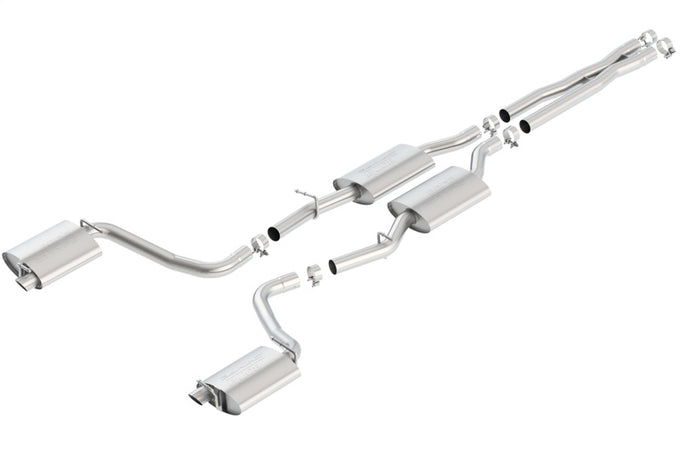 S-Type Cat-Back Exhaust System <br> 2015-2023 Dodge Charger R/T Without MDS
