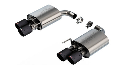 S-Type Axle-Back Exhaust System <br> 2024 Ford Mustang GT Without Active Exhaust