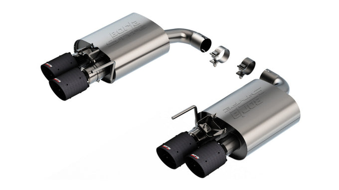 S-Type Axle-Back Exhaust System <br> 2024 Ford Mustang GT Without Active Exhaust