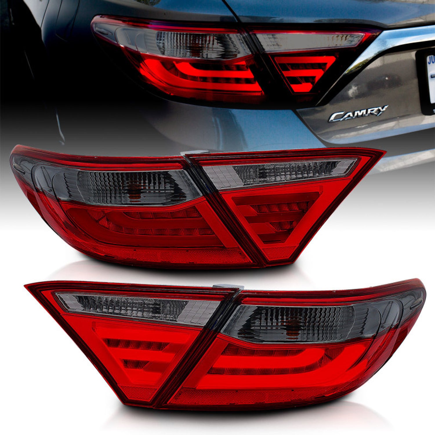 Smoke LED Taillights <br> 15-16 Toyota Camry